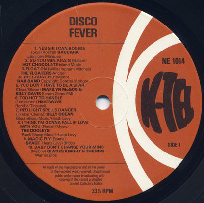 Various : Disco Fever (LP, Comp, Ltd, Orl)