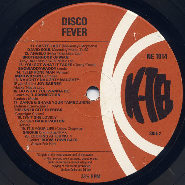 Various : Disco Fever (LP, Comp, Ltd, Orl)