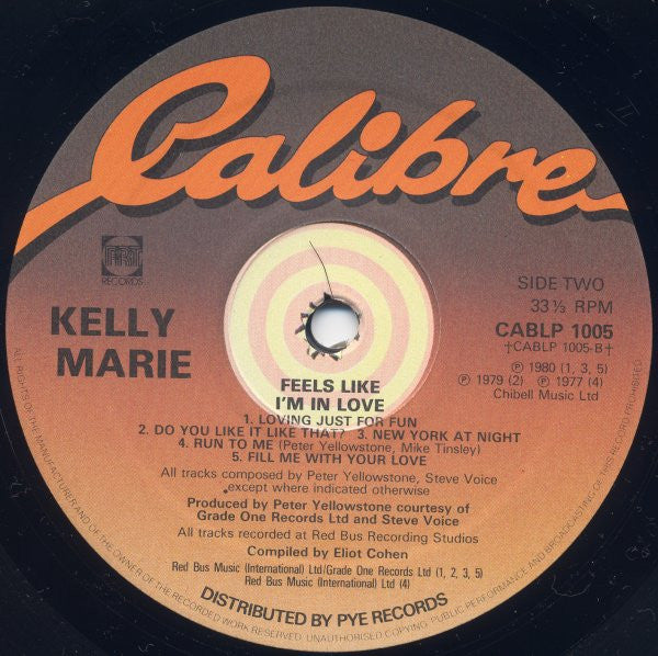 Kelly Marie : Feels Like I'm In Love (LP, Comp)