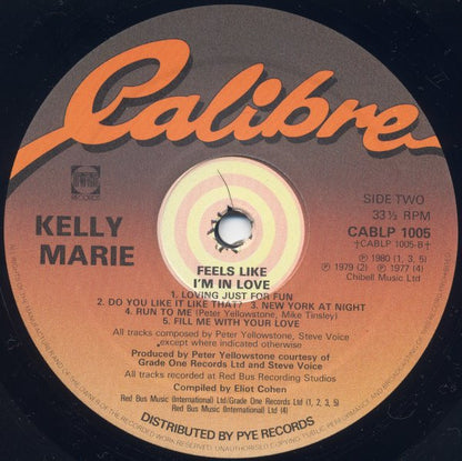 Kelly Marie : Feels Like I'm In Love (LP, Comp)