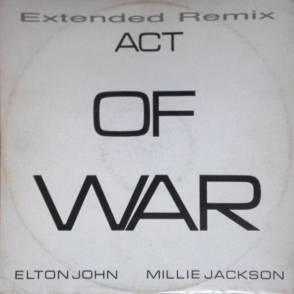 Elton John / Millie Jackson : Act Of War (Extended Remix) (12")