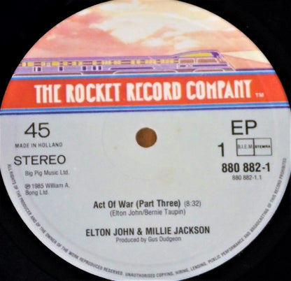 Elton John / Millie Jackson : Act Of War (Extended Remix) (12")