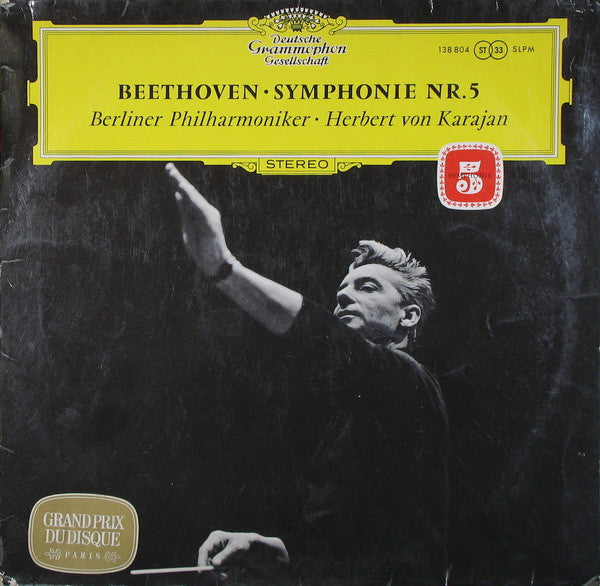 Ludwig van Beethoven - Berliner Philharmoniker • Herbert von Karajan : Symphonie Nr.5 (LP, RP)