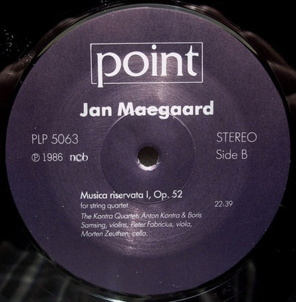 Jan Maegaard : Chamber Concerto No.2 / Octomeri / Musica Riservata I (LP)