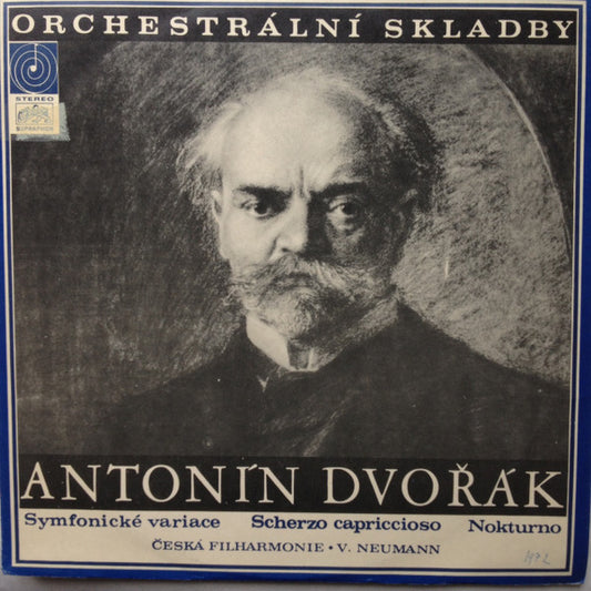 Antonín Dvořák - The Czech Philharmonic Orchestra, Václav Neumann : Symfonické Variace / Scherzo Capriccioso / Nokturno (LP, Club)