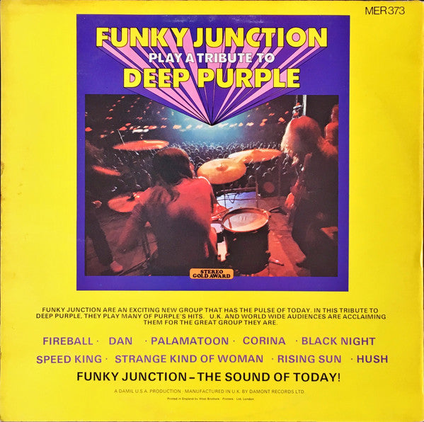 Funky Junction (2) : Play A Tribute To Deep Purple (LP, Album)