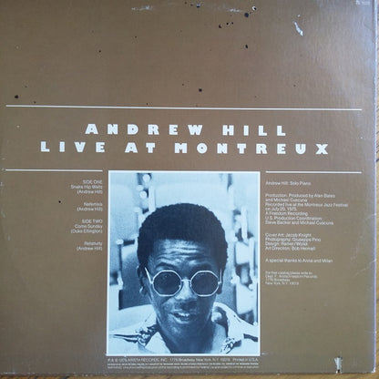 Andrew Hill : Live At Montreux (LP, Album)