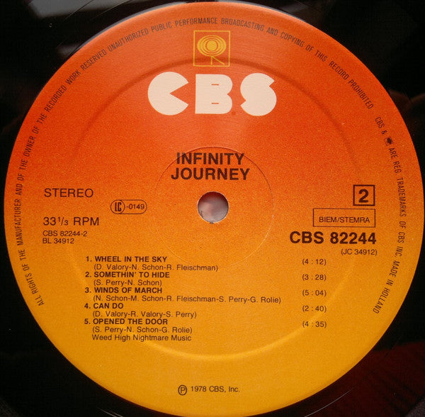 Journey : Infinity (LP, Album)