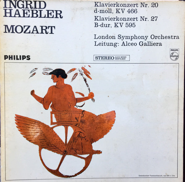 Wolfgang Amadeus Mozart, London Symphony Orchestra, Alceo Galliera, Ingrid Haebler : Klavierkonzert Nr. 20, Klavierkonzert Nr. 27 (LP)