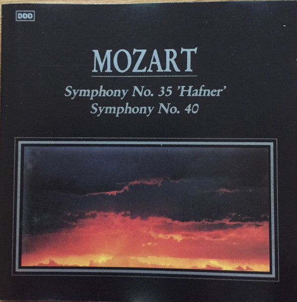 Wolfgang Amadeus Mozart : Symphony No. 35 'Haffner' / Symphony No. 40 (CD)