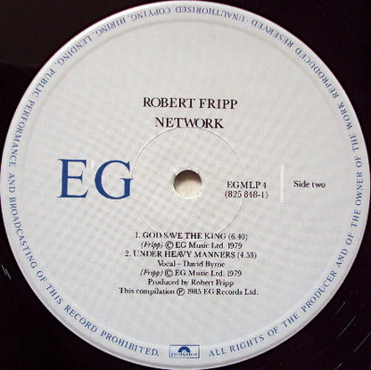 Robert Fripp : Network (12", MiniAlbum, Comp)