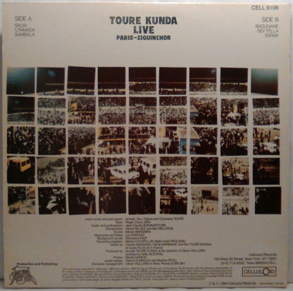 Touré Kunda : Live Paris-Ziguinchor (LP, Album, Gat)