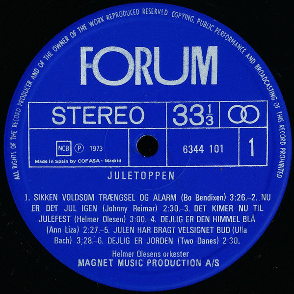 Various : Juletoppen (LP)