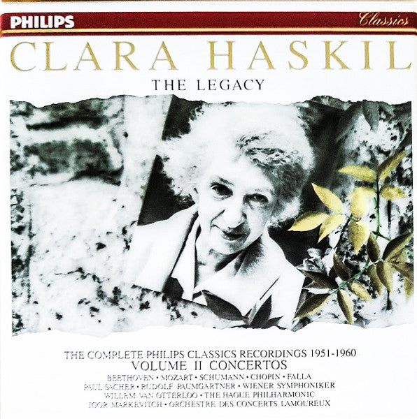 Clara Haskil : The Legacy  (Volume II: Concertos) (4xCD, Comp, RE, RM, Uni + Box, Comp)