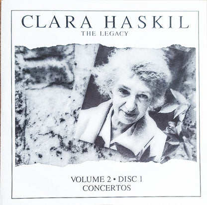 Clara Haskil : The Legacy  (Volume II: Concertos) (4xCD, Comp, RE, RM, Uni + Box, Comp)