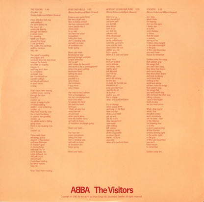 ABBA : The Visitors (LP, Album)