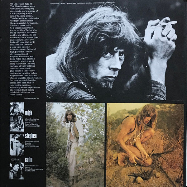 John Mayall : Blues From Laurel Canyon (LP, Album, Gat)