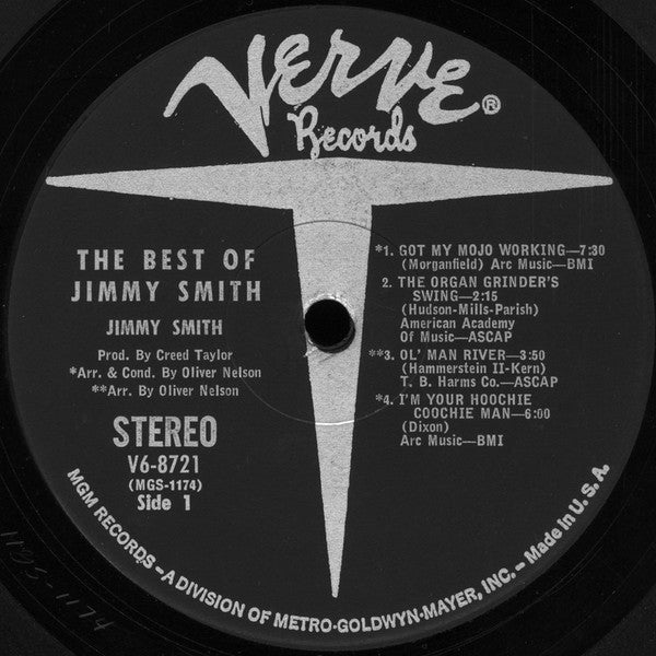 Jimmy Smith : The Best Of Jimmy Smith (LP, Comp)