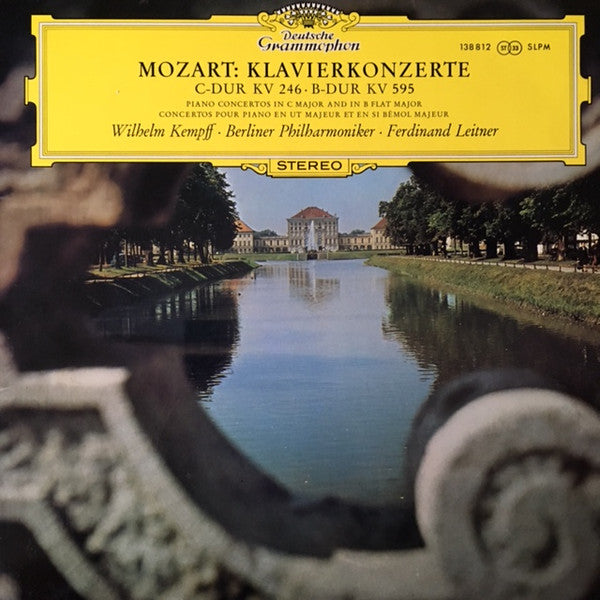 Wolfgang Amadeus Mozart, Wilhelm Kempff, Berliner Philharmoniker, Ferdinand Leitner : Klavierkonzerte C-Dur KV 246 - B-Dur KV 595 (LP, RP)