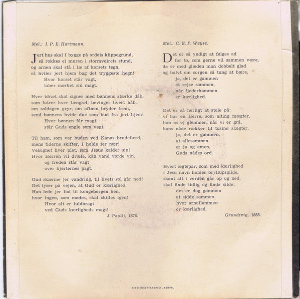 G. Fjelrad, Herning Kirkes Drengekor : Det Er Så Yndigt (7", Single)