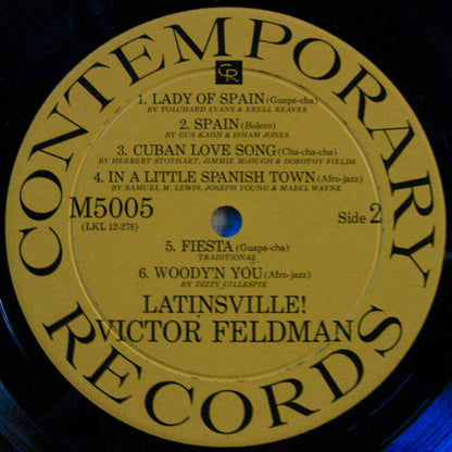 Victor Feldman : Latinsville! (LP, Album, Mono)