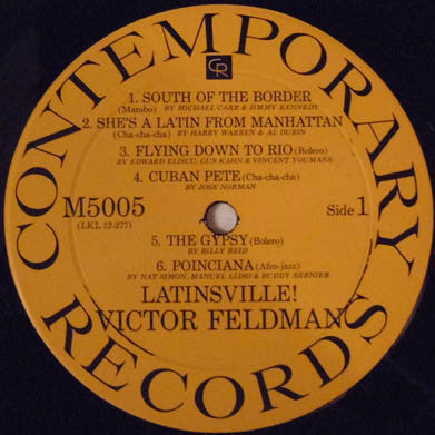 Victor Feldman : Latinsville! (LP, Album, Mono)