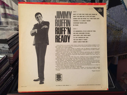 Jimmy Ruffin : Ruff'n Ready (LP, Album, Ind)