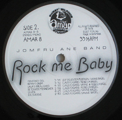 Jomfru Ane Band : Rock Me Baby (LP, Album)