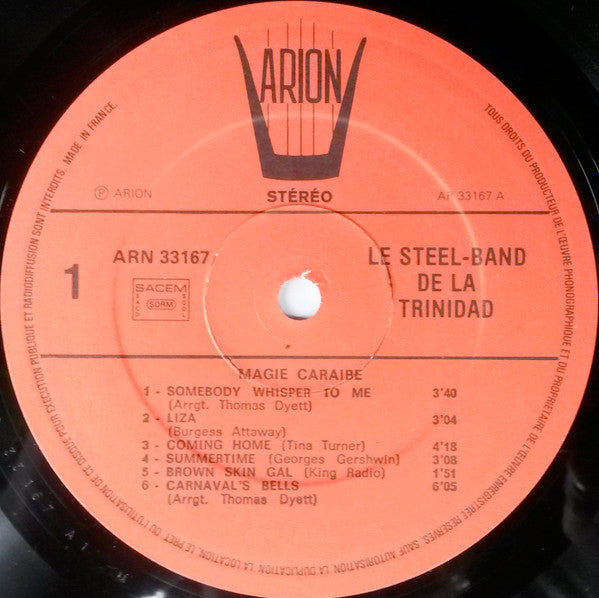 The Esso Trinidad Steel Band : Magie Caraïbe (LP, Album, RE, Red)