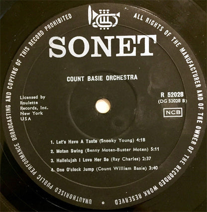 Count Basie Orchestra : In Person (LP, Album)