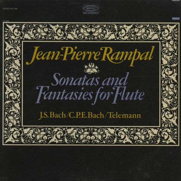 Jean-Pierre Rampal : Sonatas And Fantasies For Flute (LP, Album, RE)