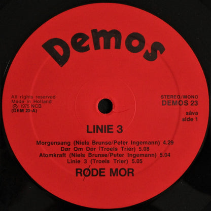 Røde Mor : Linie 3 (LP, Album, Säv)