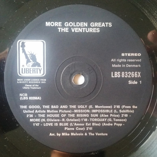 The Ventures : More Golden Greats (2xLP, Comp, Gat)