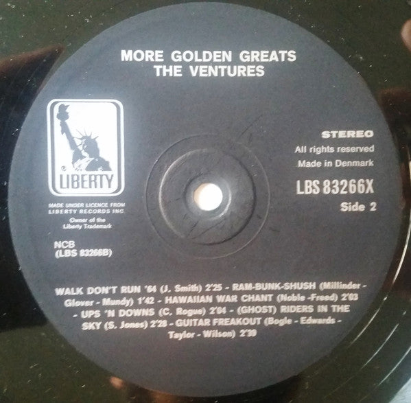 The Ventures : More Golden Greats (2xLP, Comp, Gat)