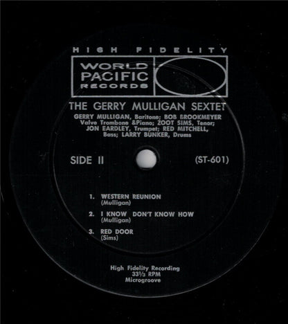 Gerry Mulligan Featuring Zoot Sims & Bob Brookmeyer : California Concerts (LP, Album, Comp, RE)