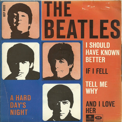 The Beatles : A Hard Day's Night (7", EP)