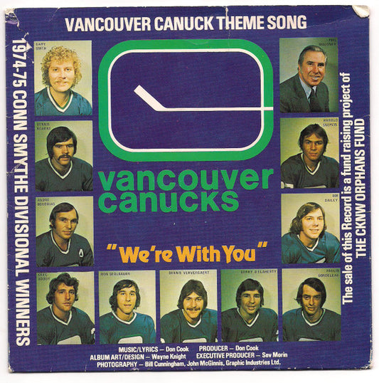 Don Cook (12) : Canucks "We're With You" (7", Single)
