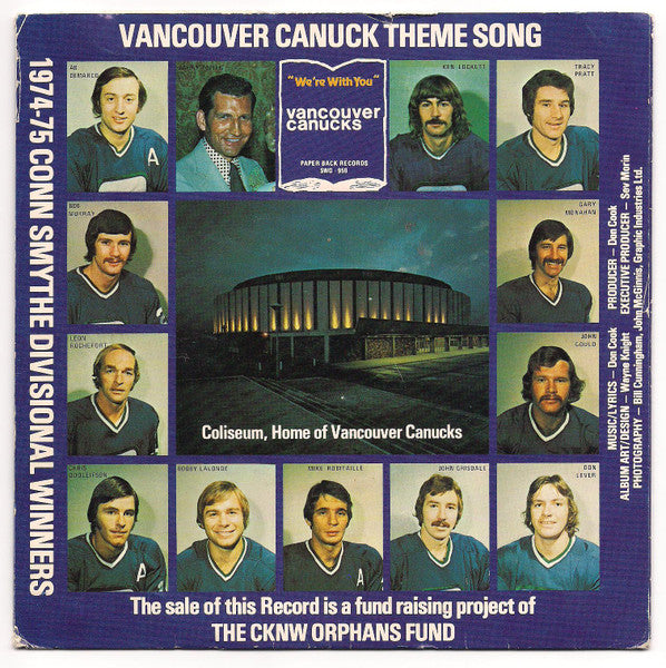 Don Cook (12) : Canucks "We're With You" (7", Single)