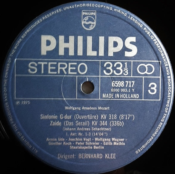 Wolfgang Amadeus Mozart : Mozart Edition 14 ● Das Deutsche Singspiel (8xLP, Mono + Box, Comp)