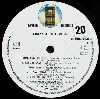 Various : Asylum Crazy About Music (LP, Album, Comp, Smplr)