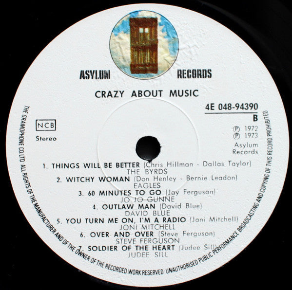 Various : Asylum Crazy About Music (LP, Album, Comp, Smplr)