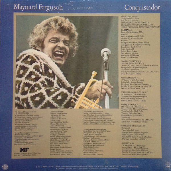 Maynard Ferguson : Conquistador (LP, Album, San)