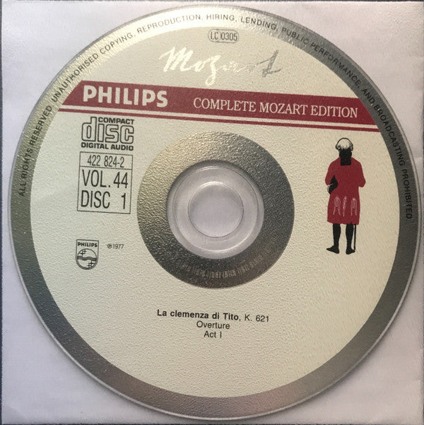 Wolfgang Amadeus Mozart : La Clemenza di Tito (2xCD, RE, RM)