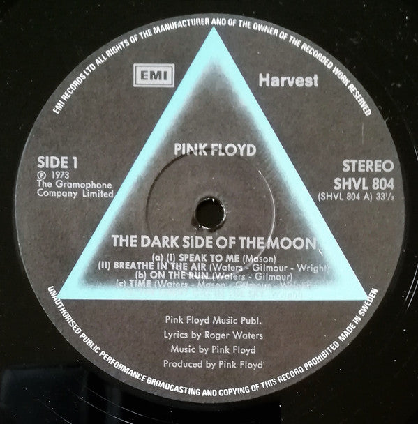 Pink Floyd : The Dark Side Of The Moon (LP, Album, RE, Gat)