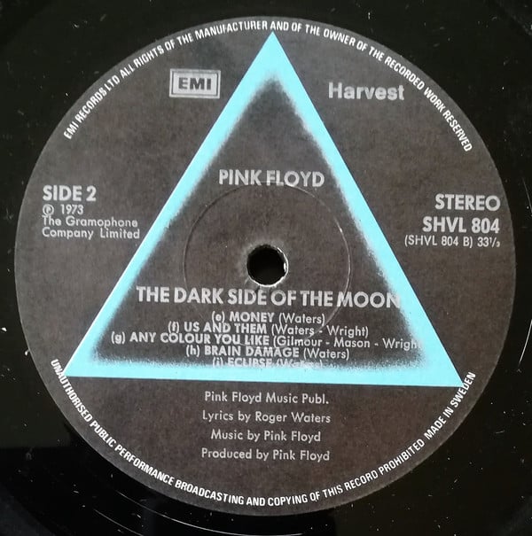 Pink Floyd : The Dark Side Of The Moon (LP, Album, RE, Gat)