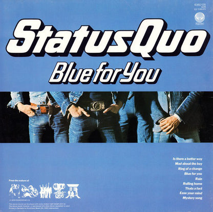 Status Quo : Blue For You (LP, Album, RE, Gat)