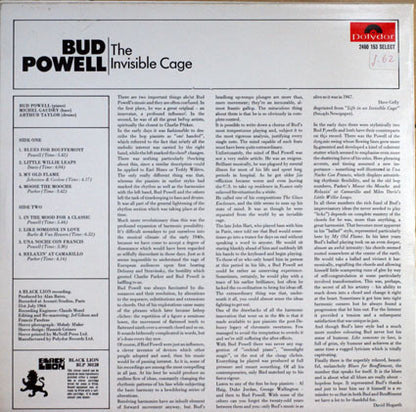 Bud Powell : The Invisible Cage (LP, Album)