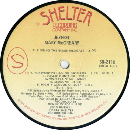 Mary McCreary : Jezebel (LP, Album, Glo)