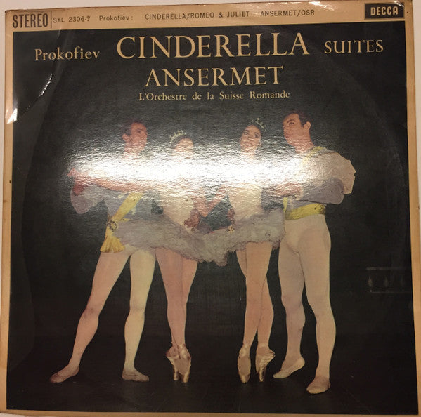 Sergei Prokofiev, Ernest Ansermet, L'Orchestre De La Suisse Romande : Romeo And Juliet Suites/Cinderella Suites (2xLP)