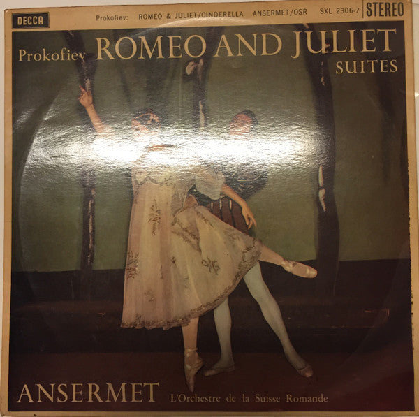 Sergei Prokofiev, Ernest Ansermet, L'Orchestre De La Suisse Romande : Romeo And Juliet Suites/Cinderella Suites (2xLP)